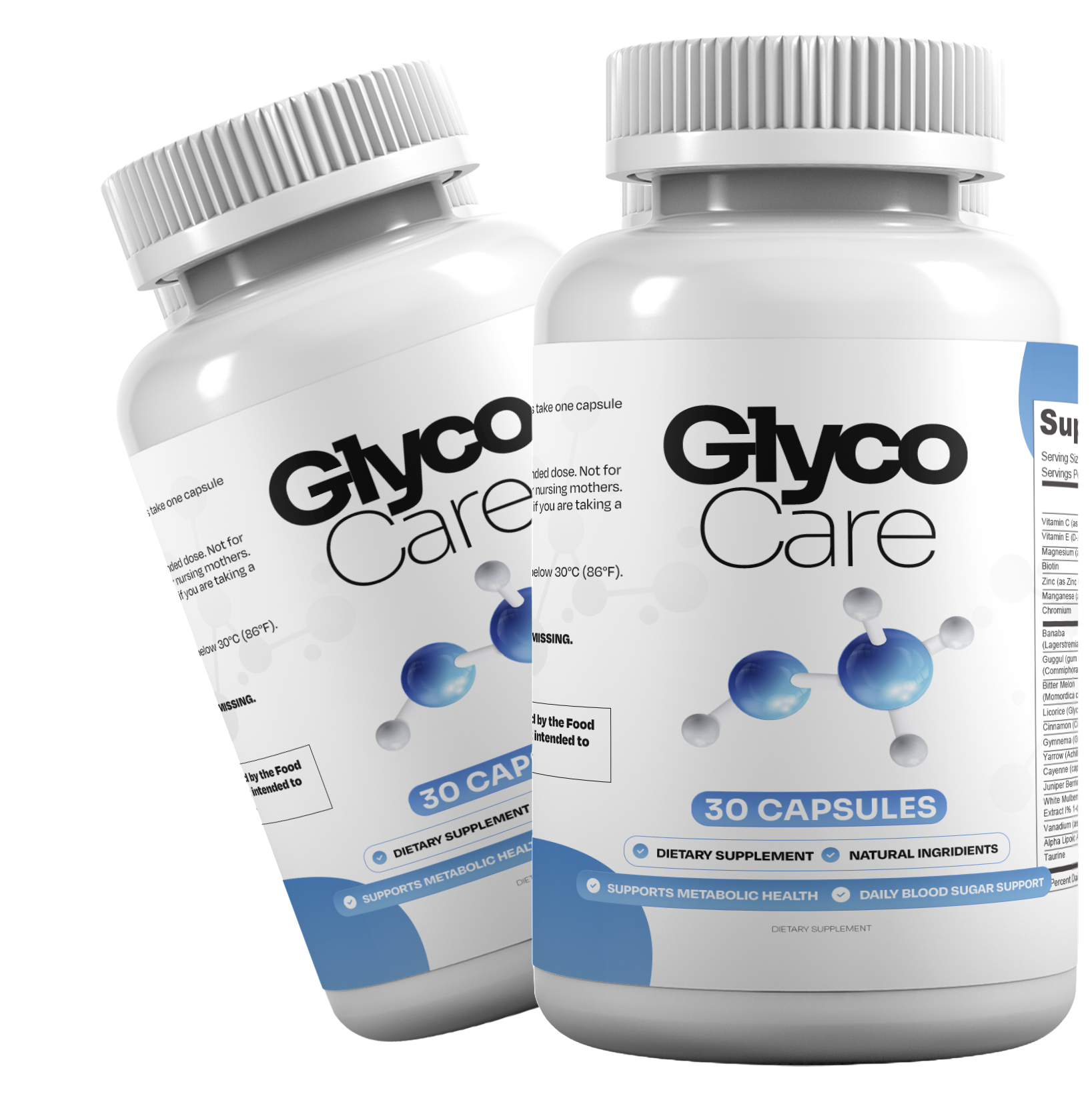 Glyco Care Blood Sugar Support Supplement for Energy and Wellness